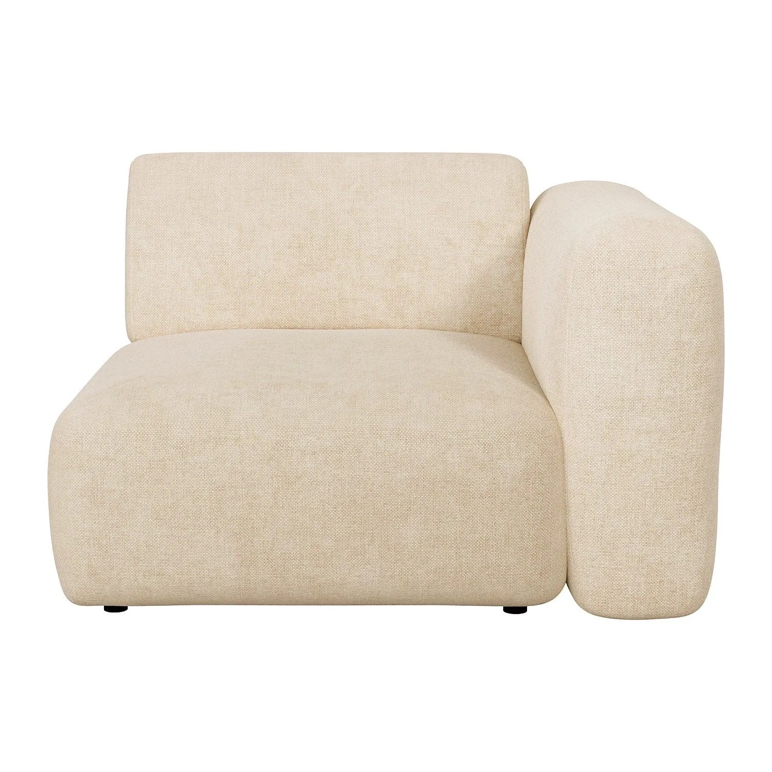 Vente-unique Sessel Mit Gerader Rückenlehne Pogni Beige 103 cm