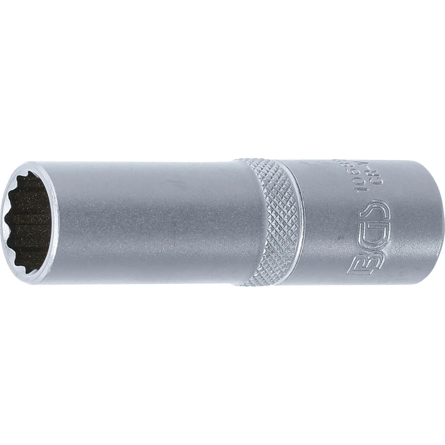 BGS Steckschlüssel Einsatz Zwölfkant Tief Antrieb Innenvierkant 12 5 Mm  1 2 Zoll  SW 15 Mm 10682
