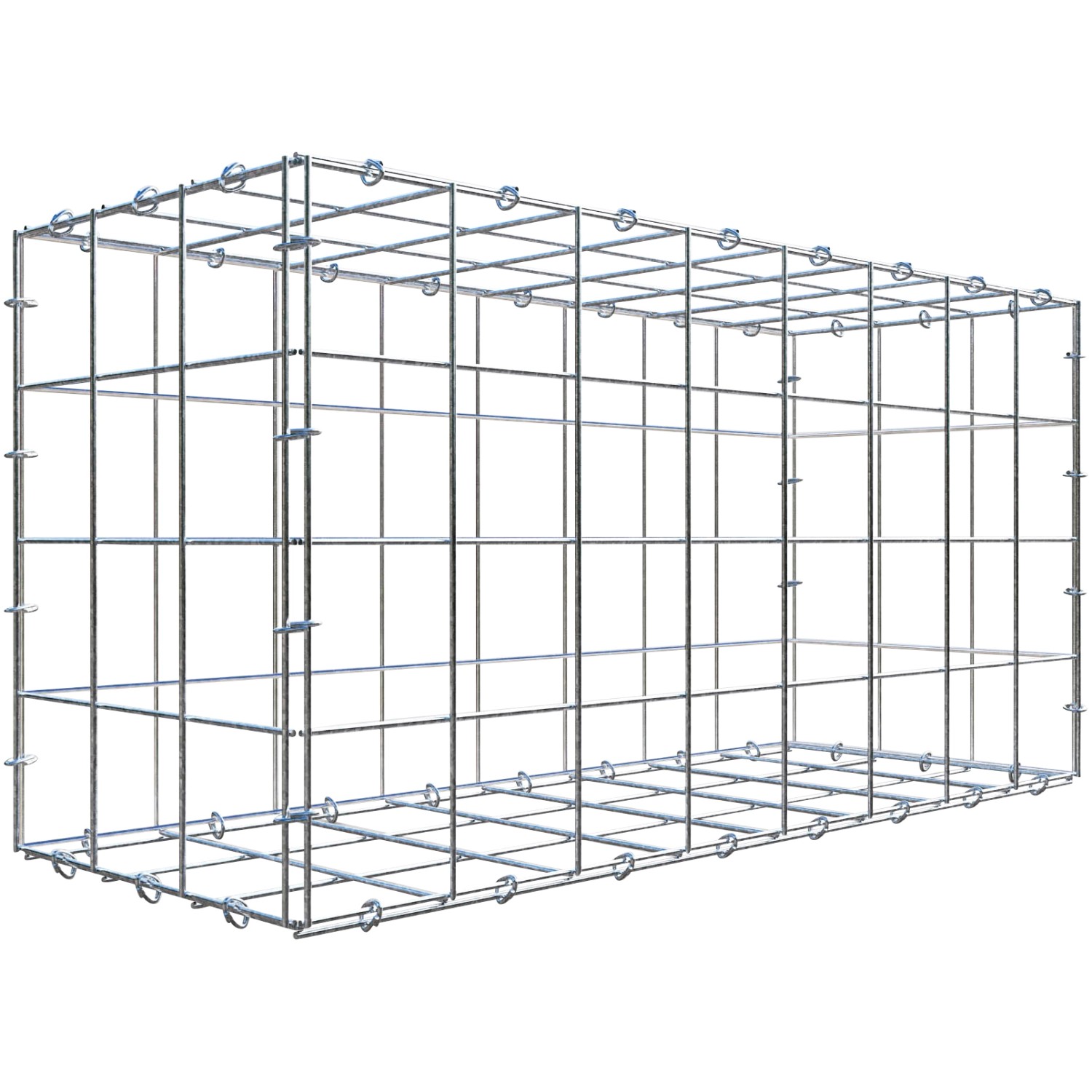 Thumbnail - Gabiona C-Ring-Gabione 40 x 80 x 30 cm Maschenw 10 x 10 cm