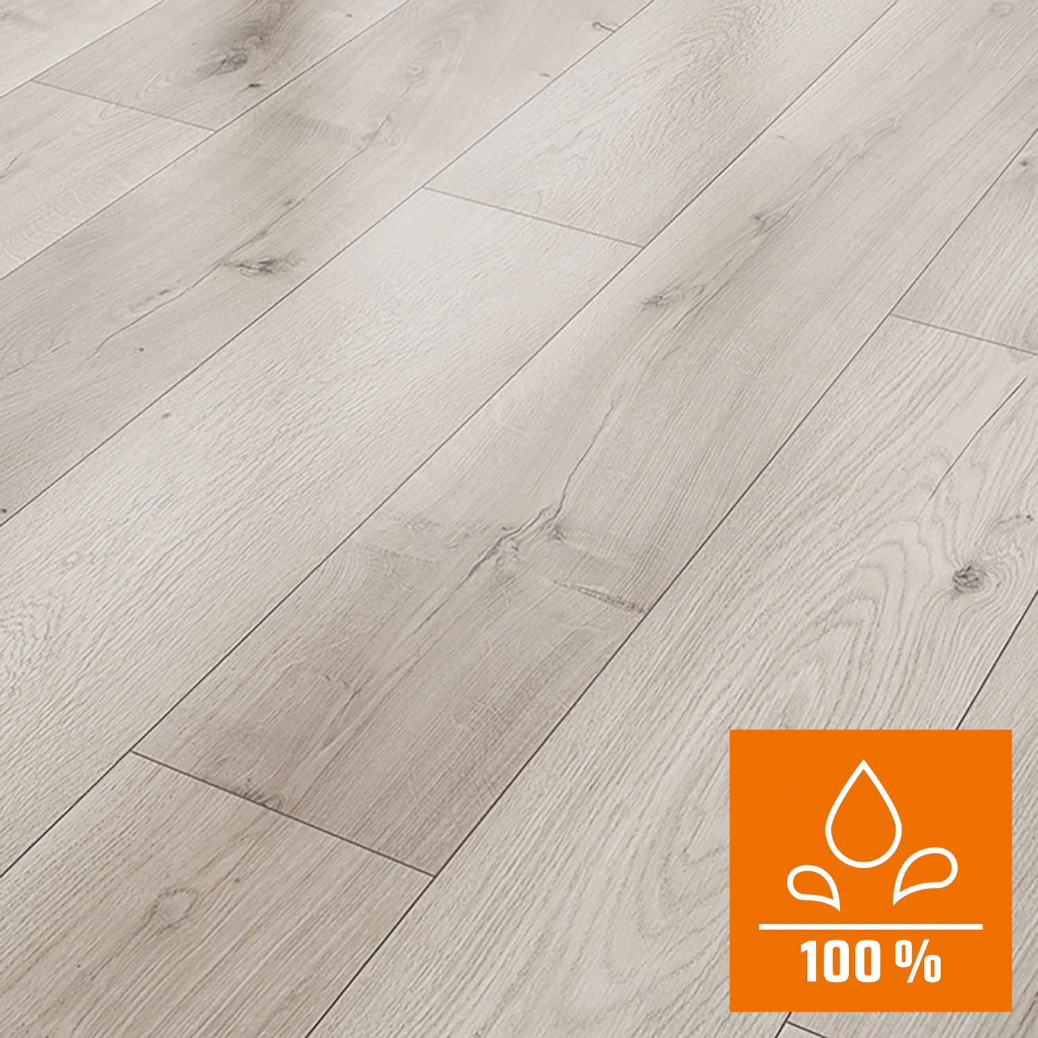 Classen Laminatboden Wasserresistent Oak Grey Mix Landhausdiele günstig online kaufen