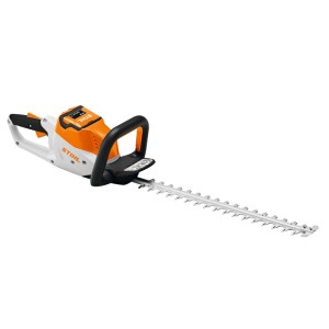 Stihl Akku-Heckenschere HSA 50 (ohne Akku/Ladegerät) in Orange und Weiß.