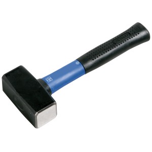 LUX Fäustel 1000g mit Glasfasergriff, ideal für Heimwerker & Profis.