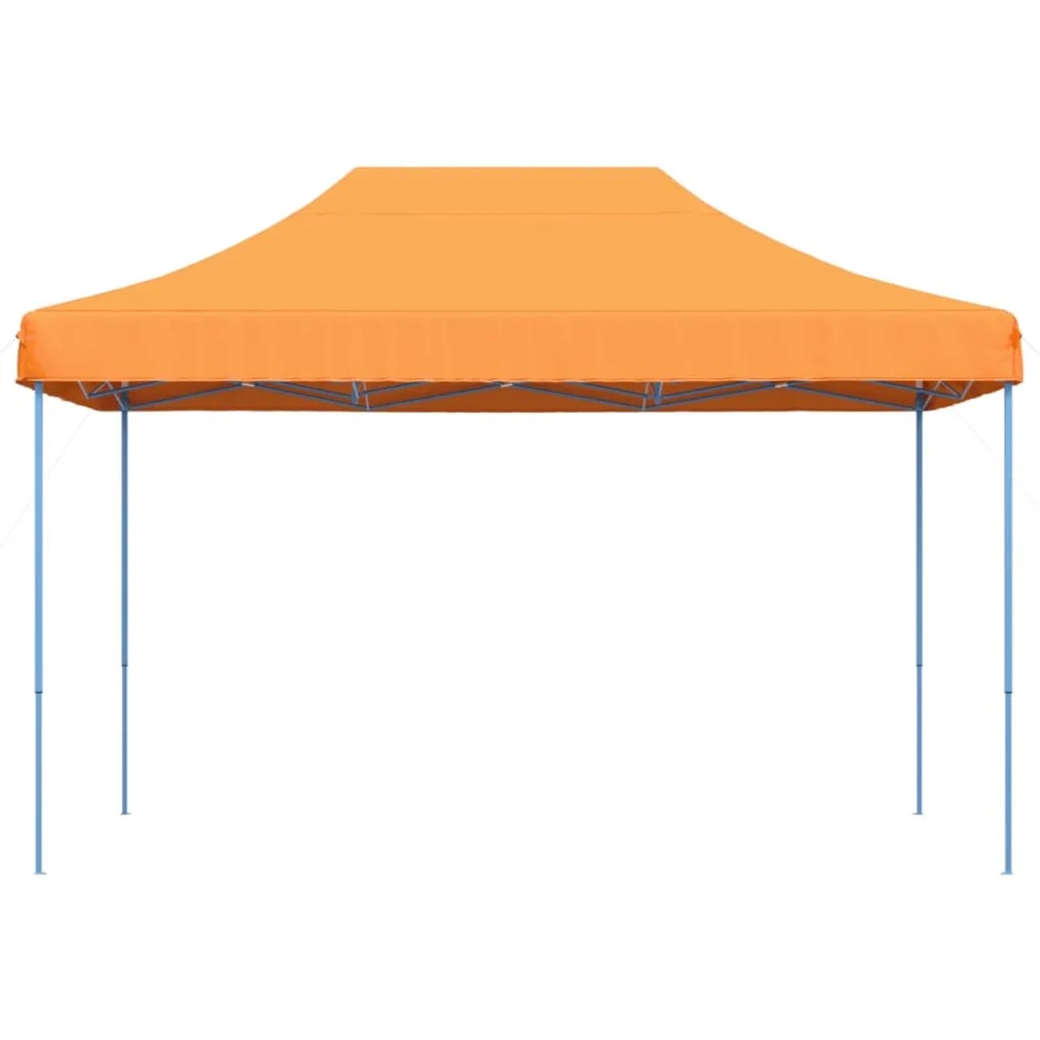 Faltbares, oranges Partyzelt (410x279x315 cm) von vidaXL für Gartenpartys & Feste.