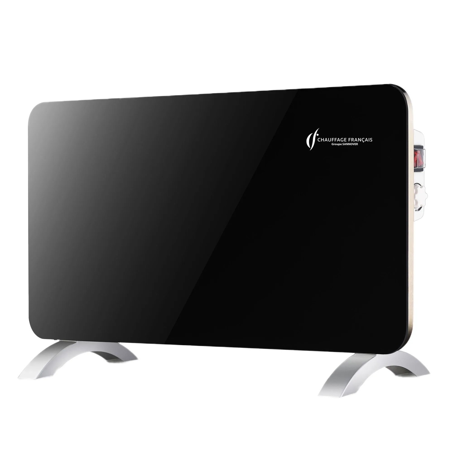 Sannover Mobiler Elektrischer Glasheizkörper Sorimo 2000 W Schwarz günstig online kaufen