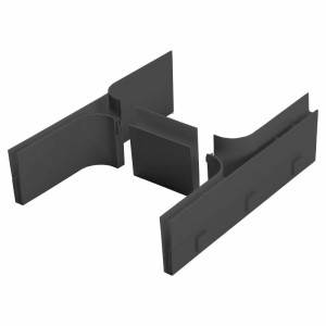 SOTECH BANIO Siphon Ausschnitt Rahmenset Dunkelgrau