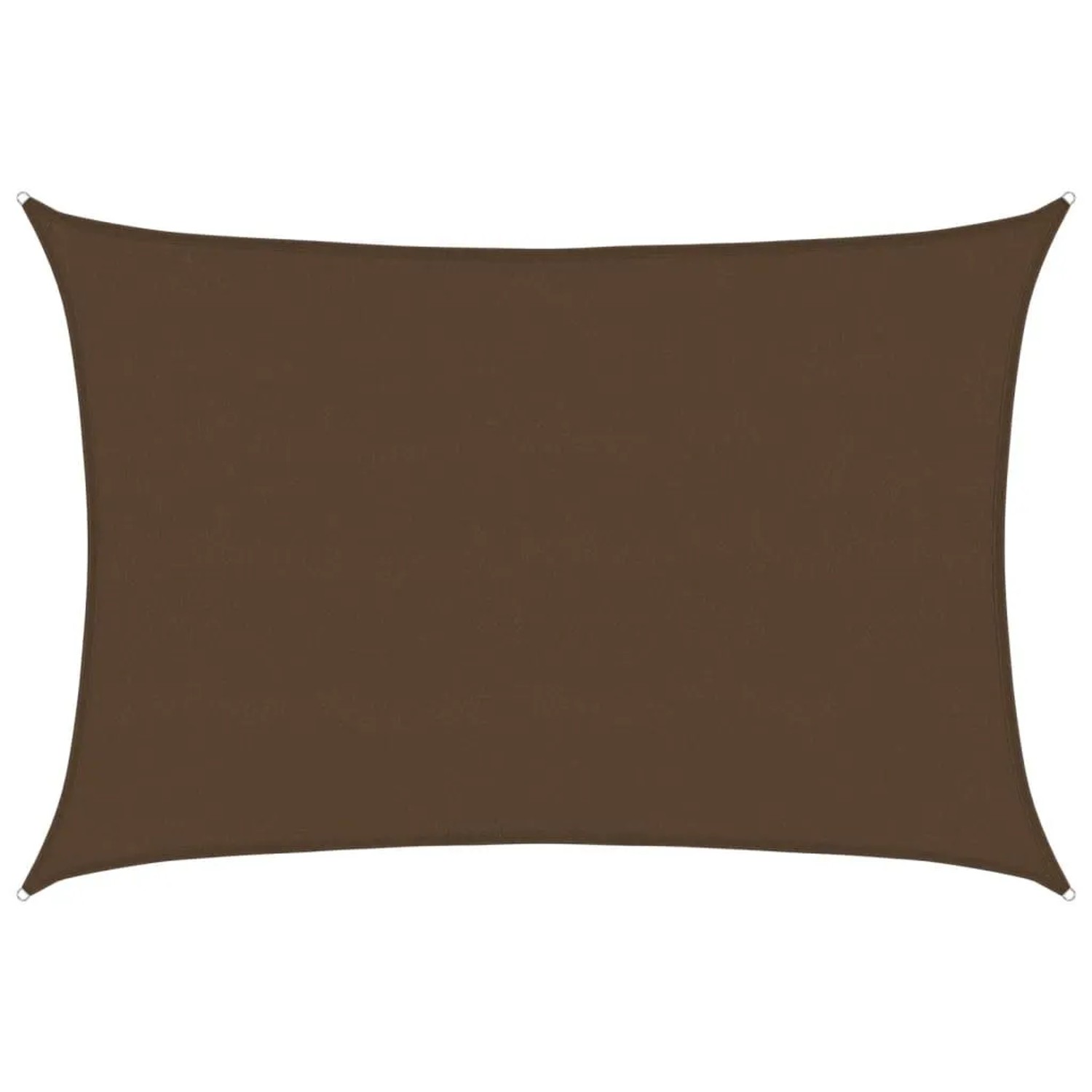 vidaXL Sonnensegel 160 g/m² Braun 5x7 m HDPE 311797 günstig online kaufen