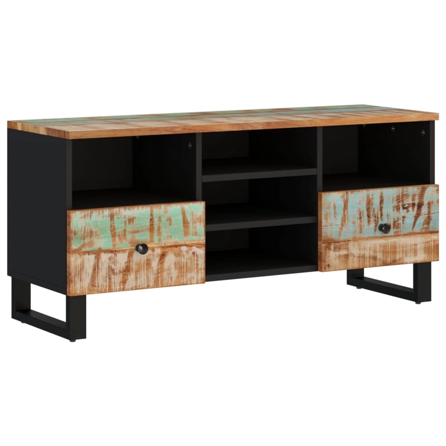 VidaXL TV-Schrank 100x33x46 cm Altholz Massiv und Holzwerkstoff günstig online kaufen