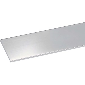 Arcansas Flachstange aus Edelstahl, 2 x 15 x 2000 mm, ideal für den Baubereich.