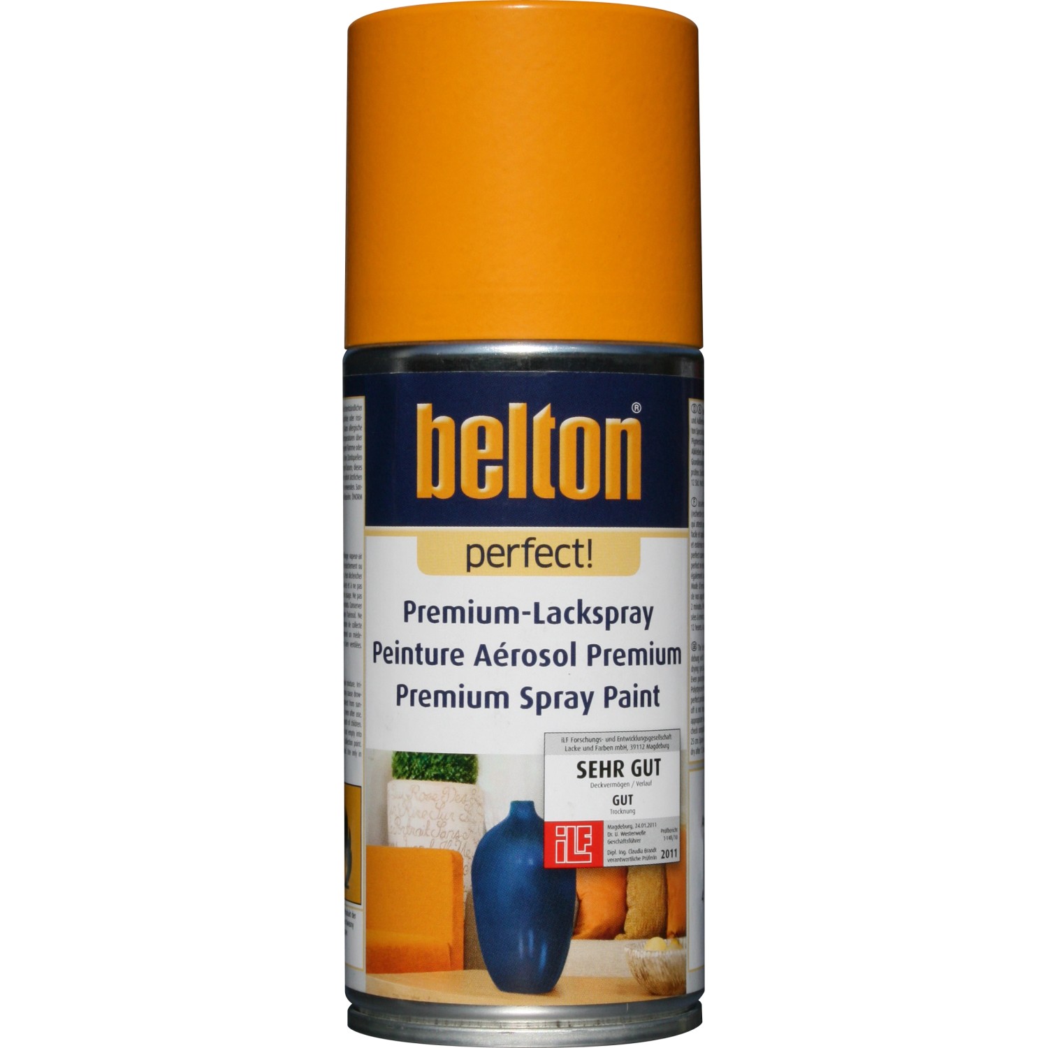 Belton Perfect Premium-Lackspray Orange seidenmatt 150 ml