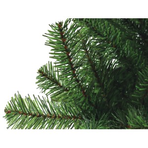 Detailaufnahme der grünen Kunsttanne Hartola, 90 cm, ideal als Weihnachtsdekoration.