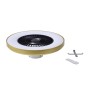 Lindby LED Deckenventilator mit Lampe Teleo 10022132 Dimmbar Leselampe Modern in Gold Messing 1-flammig Wohnzimmerleuchte_10