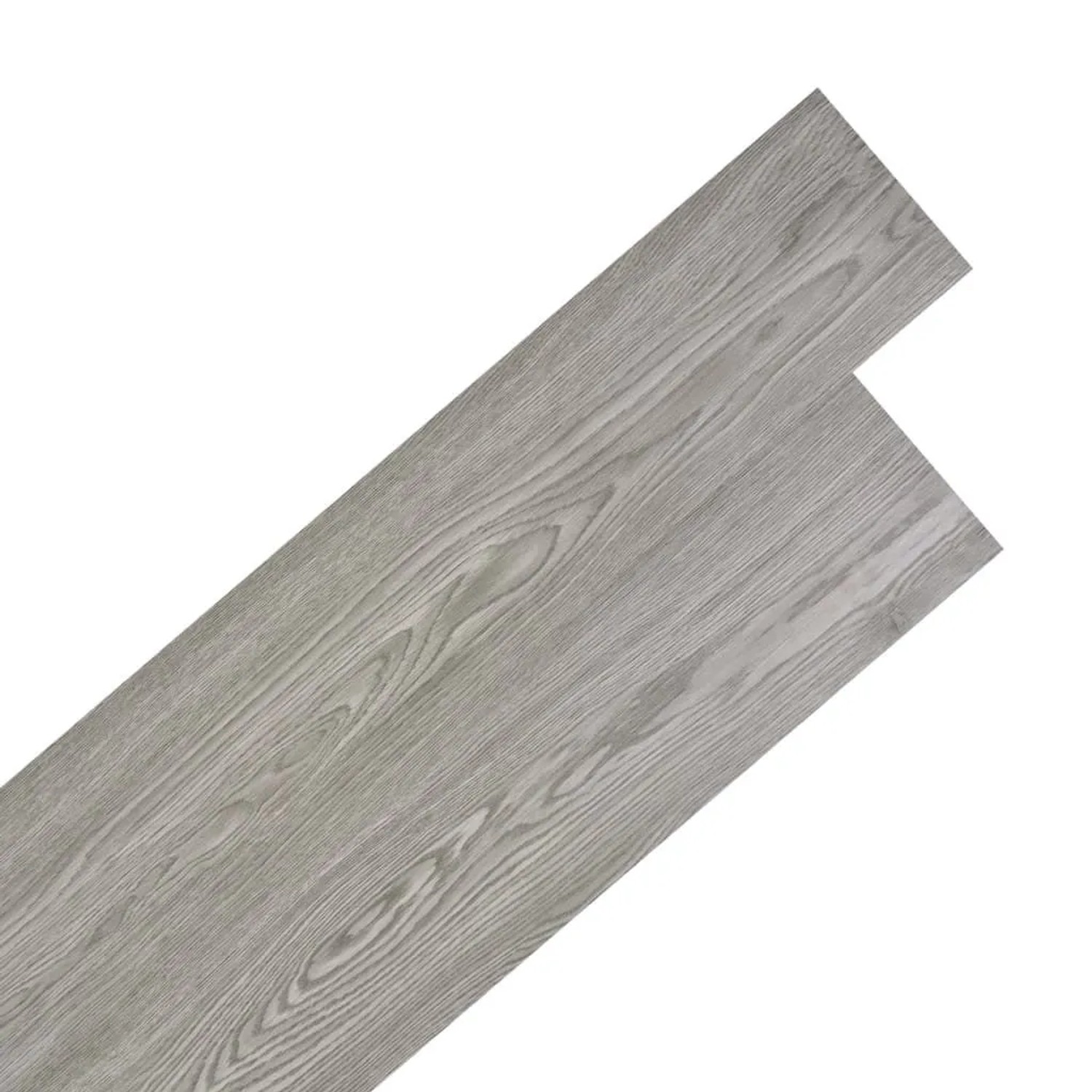 DELUKE Vinylboden PVC-Dielen Selbstklebend Wasserfest 2mm Stärke Rutschfest Laminat Vinyl Bodenbelag Laminatboden Dunkelgrau 2,51 M²