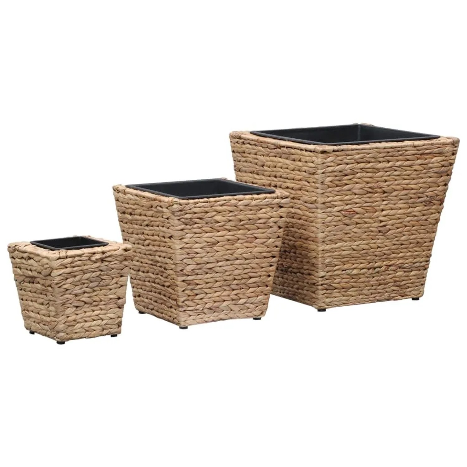Furnicato Blumenkübel 3 Stk Wasserhyazinthe