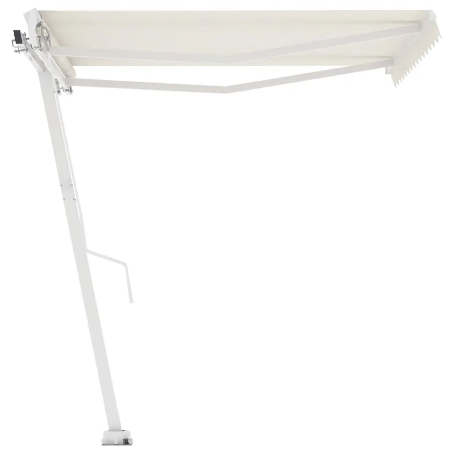 vidaXL Standmarkise Manuell Einziehbar 350x250 cm Creme 3069517 günstig online kaufen