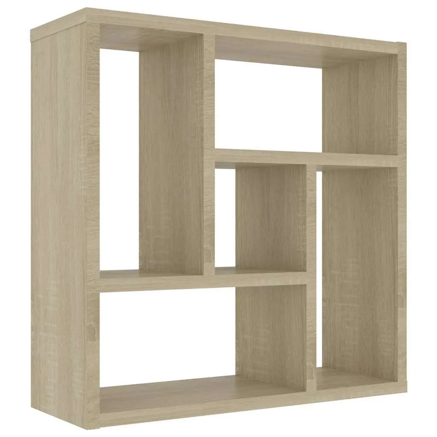 vidaXL Wandregal Sonoma-Eiche 45,1x16x45,1 cm Holzwerkstoff 802951