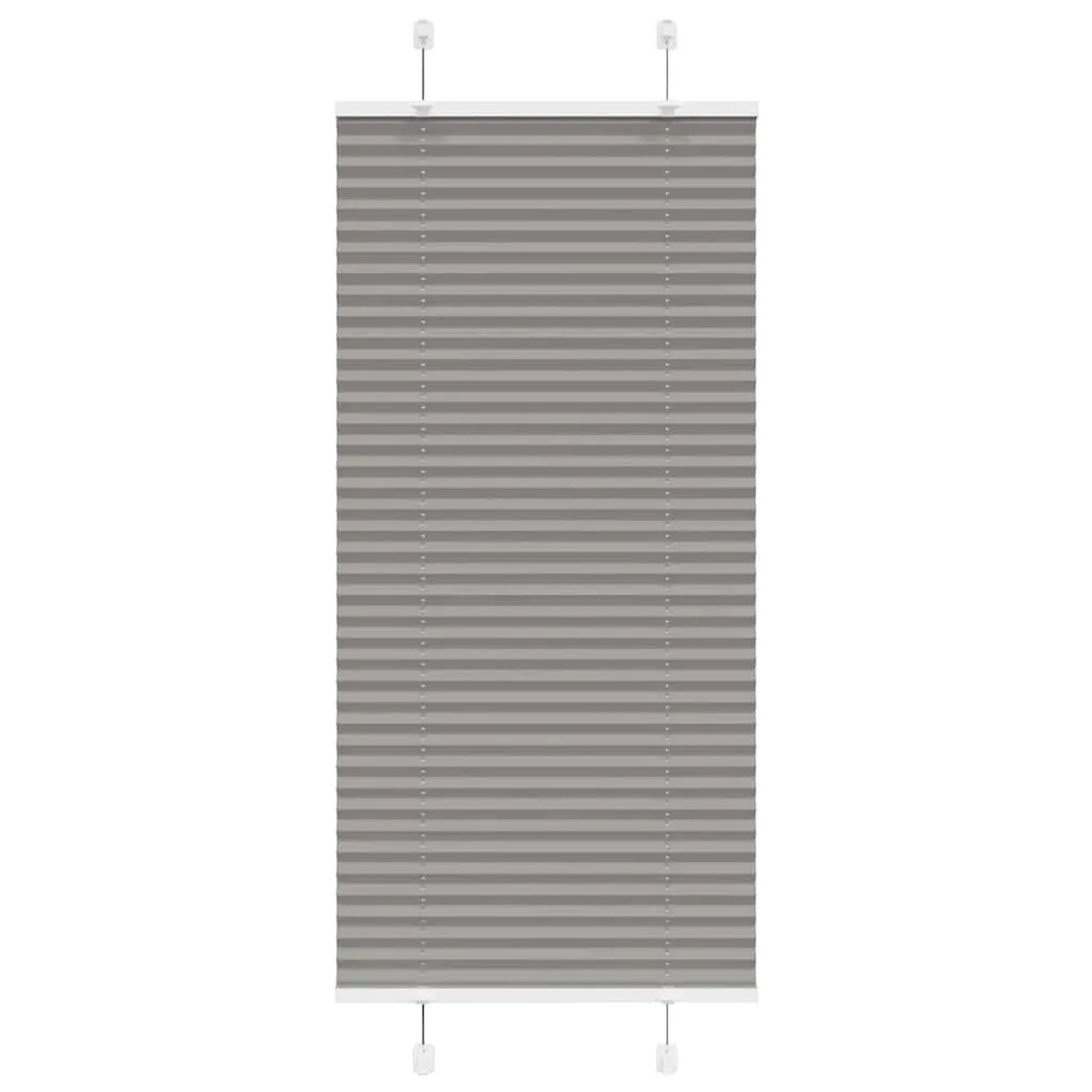 vidaXL Plissee Anthrazit 55x150 cm Stoffbreite 54,4 cm Polyester 4015083 günstig online kaufen