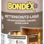 Dose Bondex Wetterschutz-Lasur Nussbaum, Holzlasur für Gartenhäuser, Fassaden und Zäune.