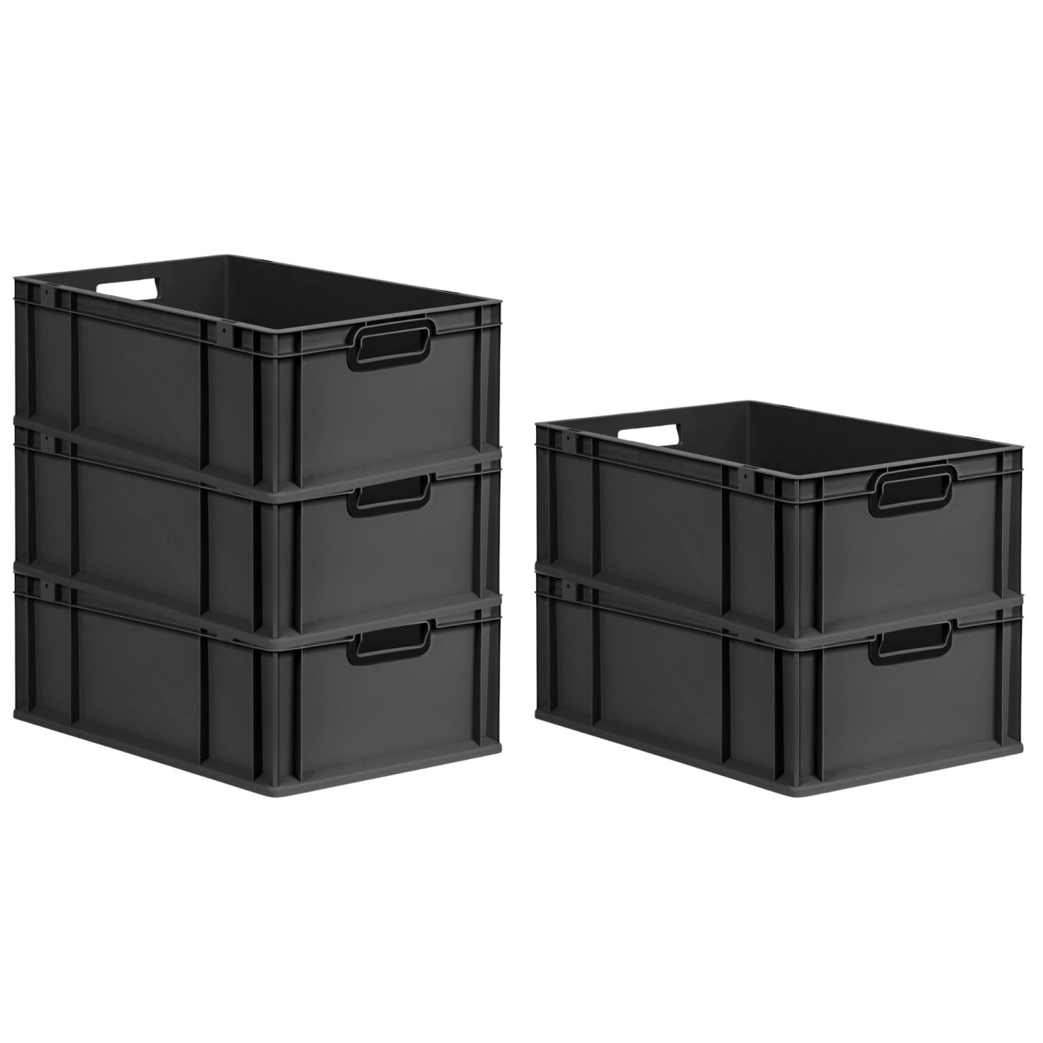 PROREGAL SparSet 5x Eurobox Nextgen Color HxBxT 22x40x60cm 44 Liter Griffe günstig online kaufen