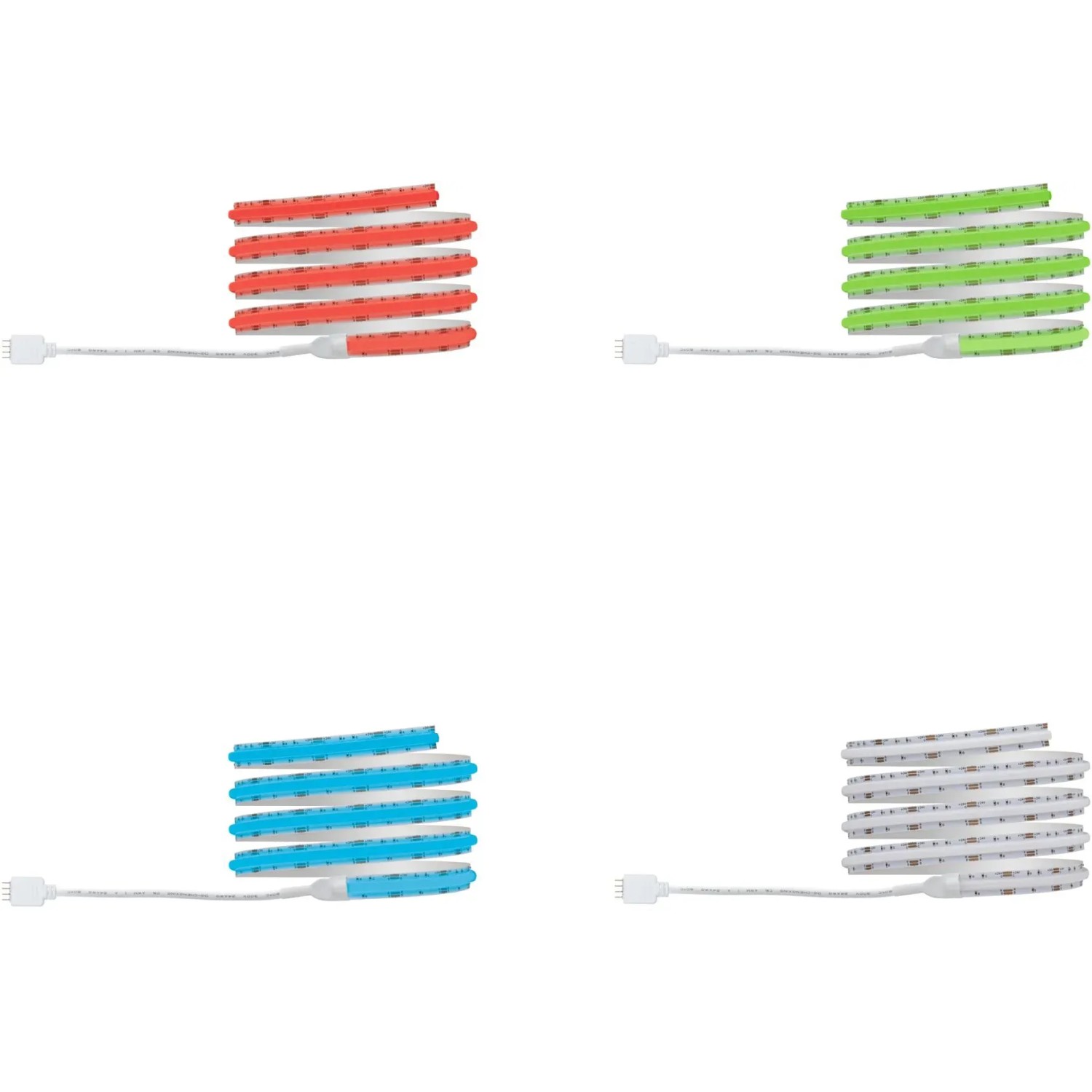 Paulmann SimpLED LED Strip COB Set, 4 Farben: Rot, Grün, Blau, Weiß, 1,5m, 12W.