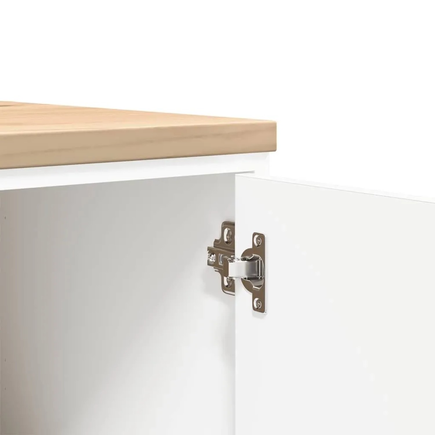 vidaXL Garagen-Aufbewahrungsschrank Weiß 60x51x85 cm Massivholz Kiefer 860571_9