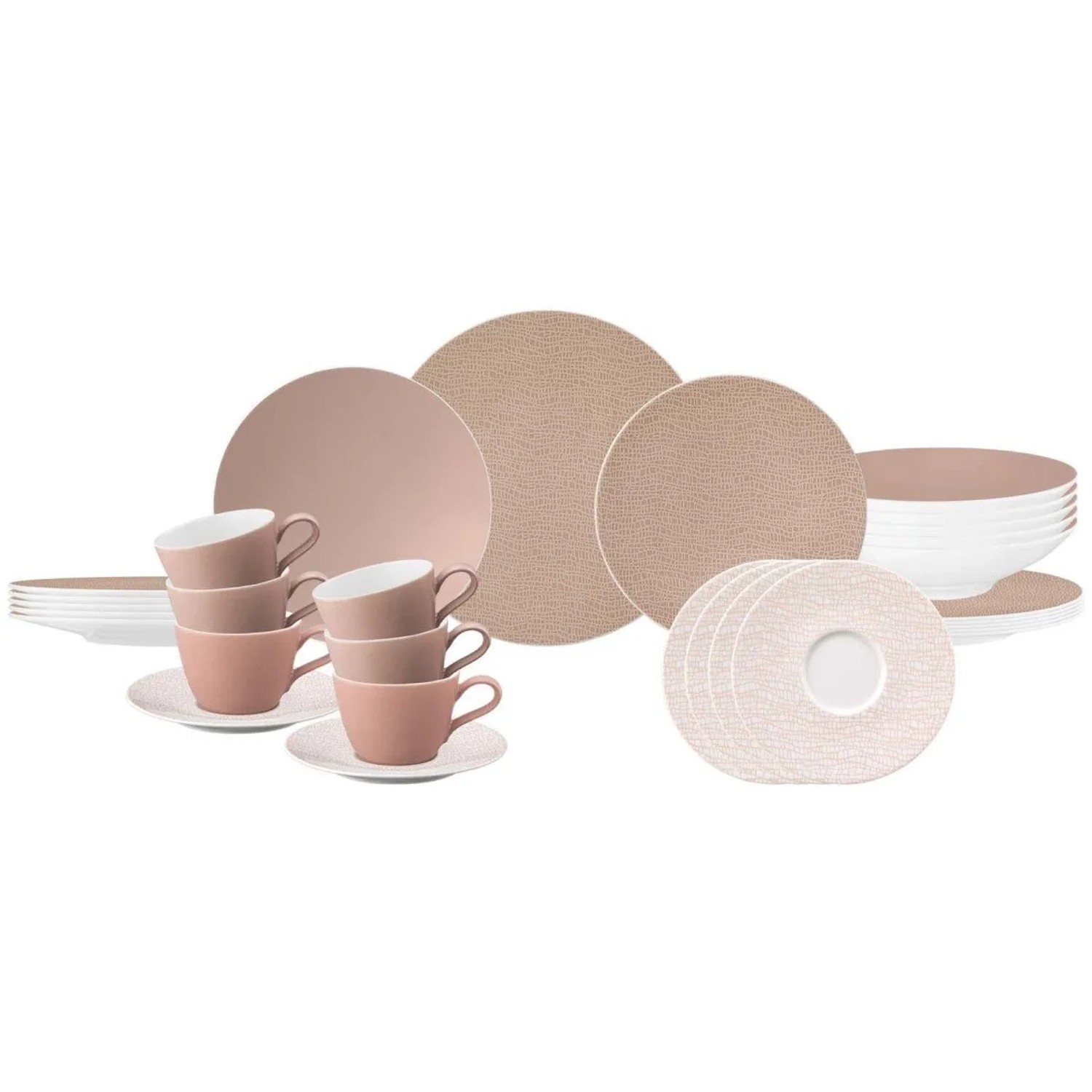 Seltmann Weiden Life Fashion Kombiservice 30-teilig Posh Rose