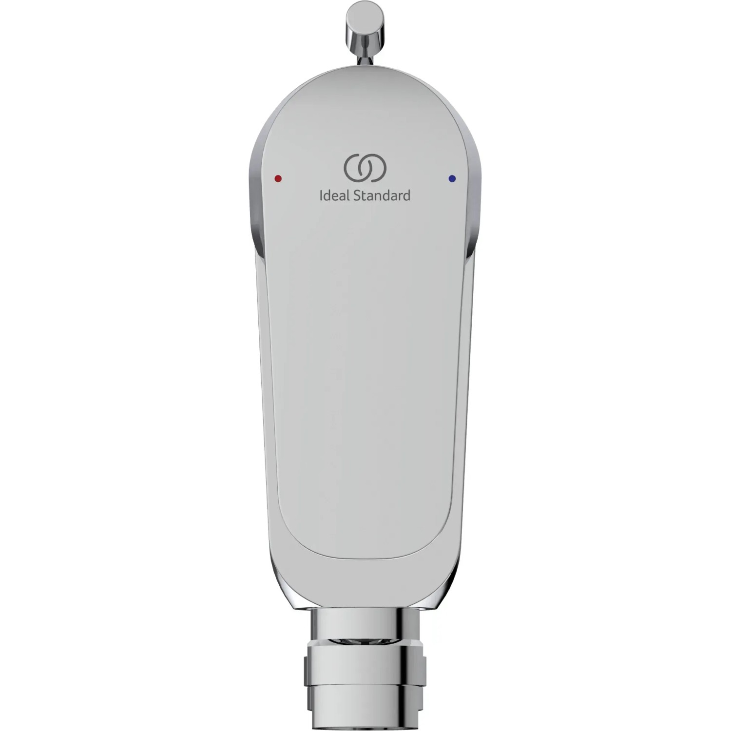 Ideal Standard Ceraflex Bidetarmatur in Chrom, Aufsicht.