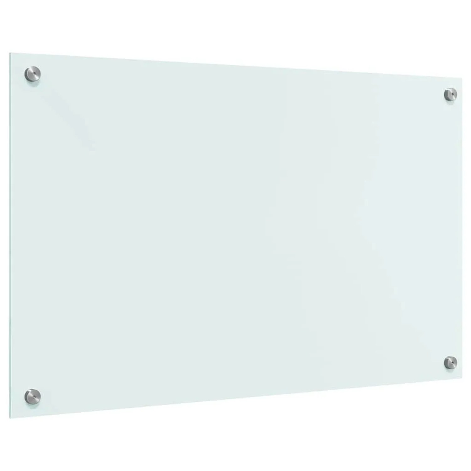 vidaXL Küchenrückwand Weiß 80 x 50 cm Gehärtetes Glas 42018012_6