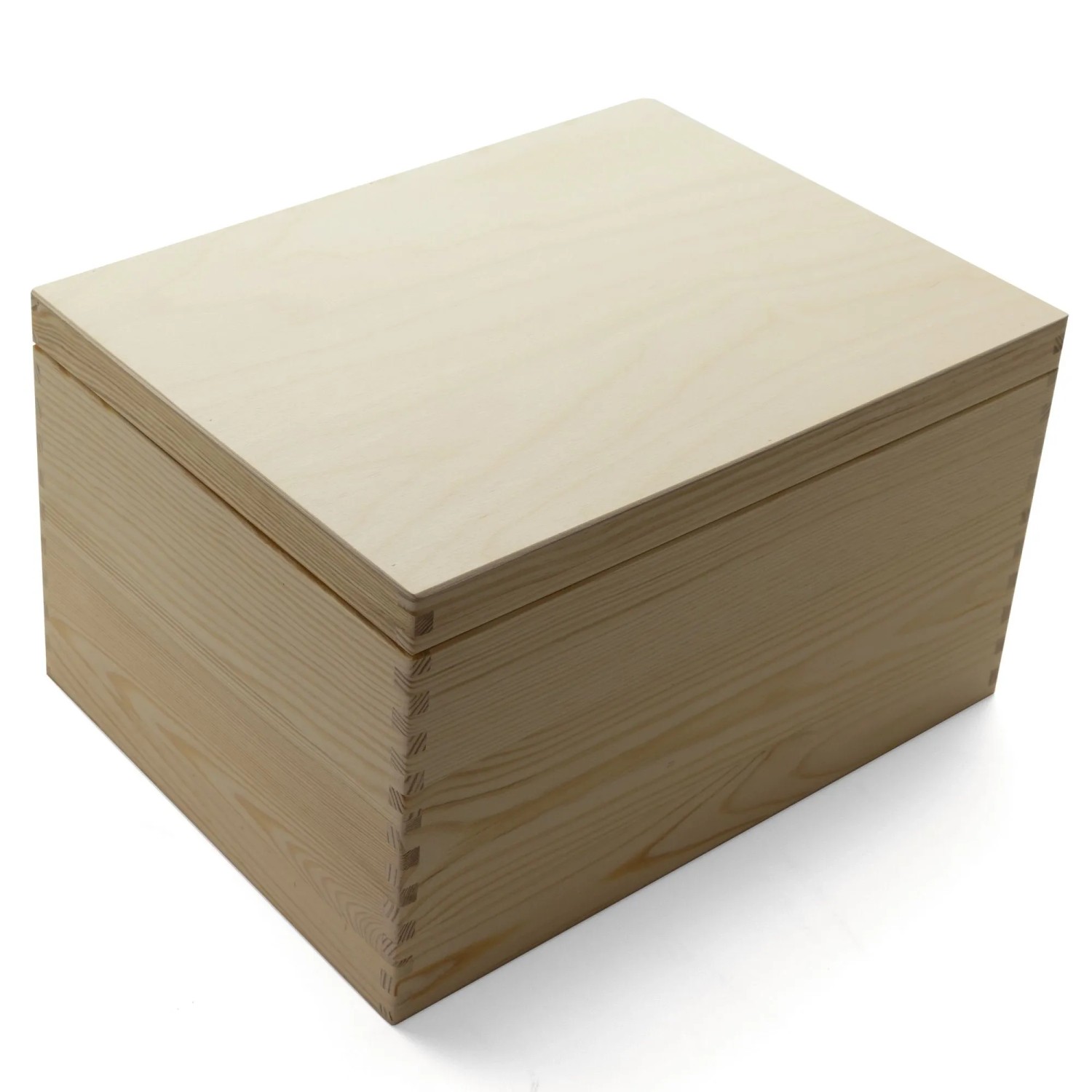 HolzFee Holzkiste 40 x 30 x 22,5 cm Allzweckkiste Holz mit Deckel