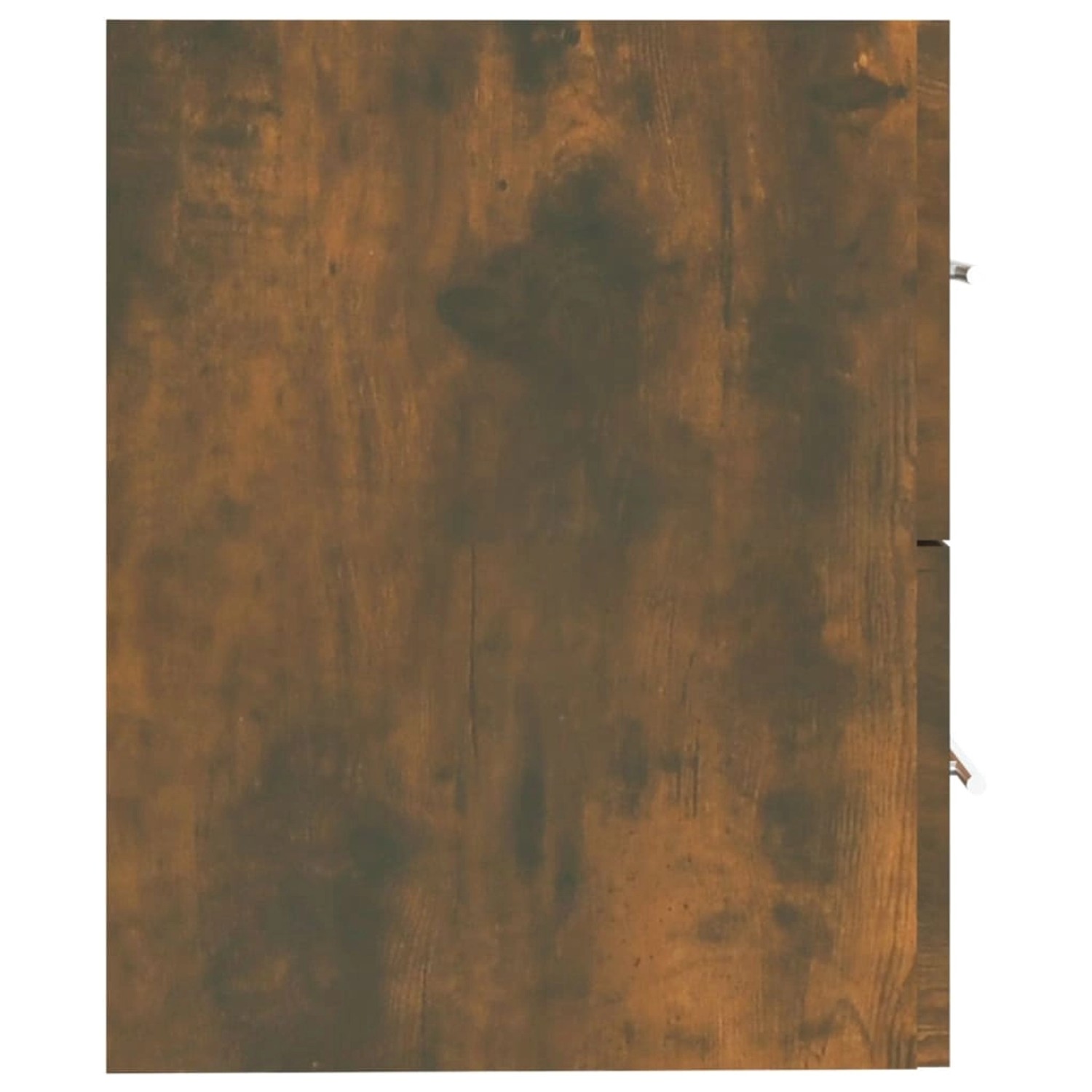 vidaXL Waschbeckenschrank in Räuchereiche, 60x38,5x48 cm, aus Holzwerkstoff.