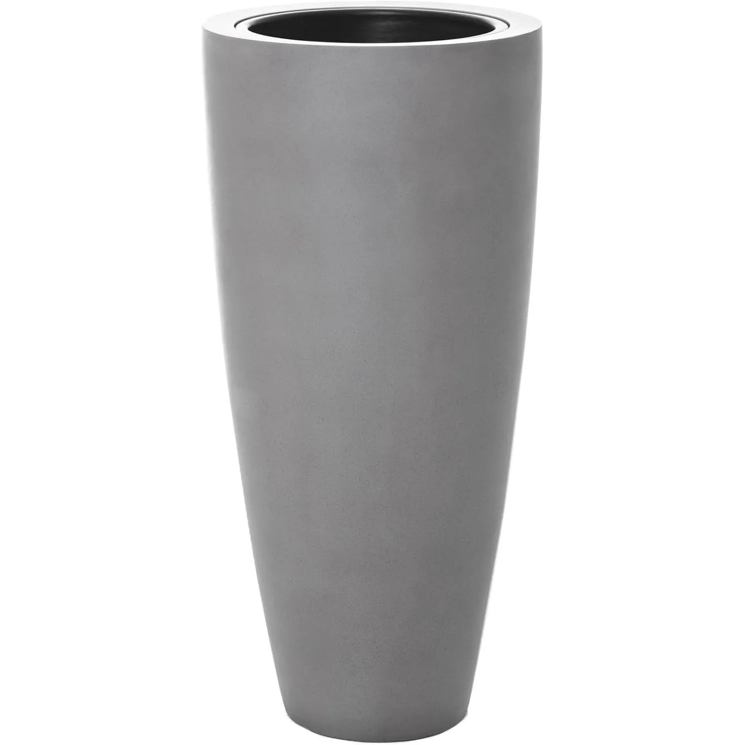 Vivanno Pflanzkübel City 47 cm x 47 cm x 100 cm Betongrau