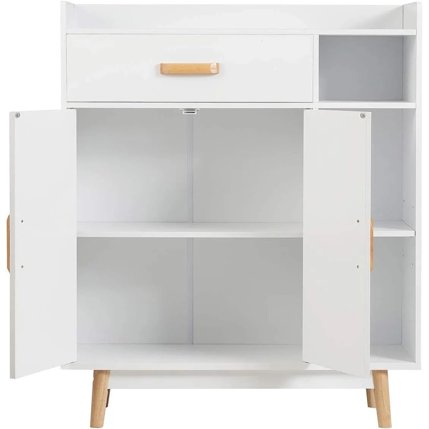 Costway Bücherschrank Weiß 80 x 30 x 95 cm günstig online kaufen