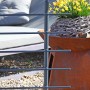 Dieda Geländerset aus Aluminium in Anthrazit mit waagerechten Rundstäben. Sicher und stilvoll für Balkon und Terrasse.