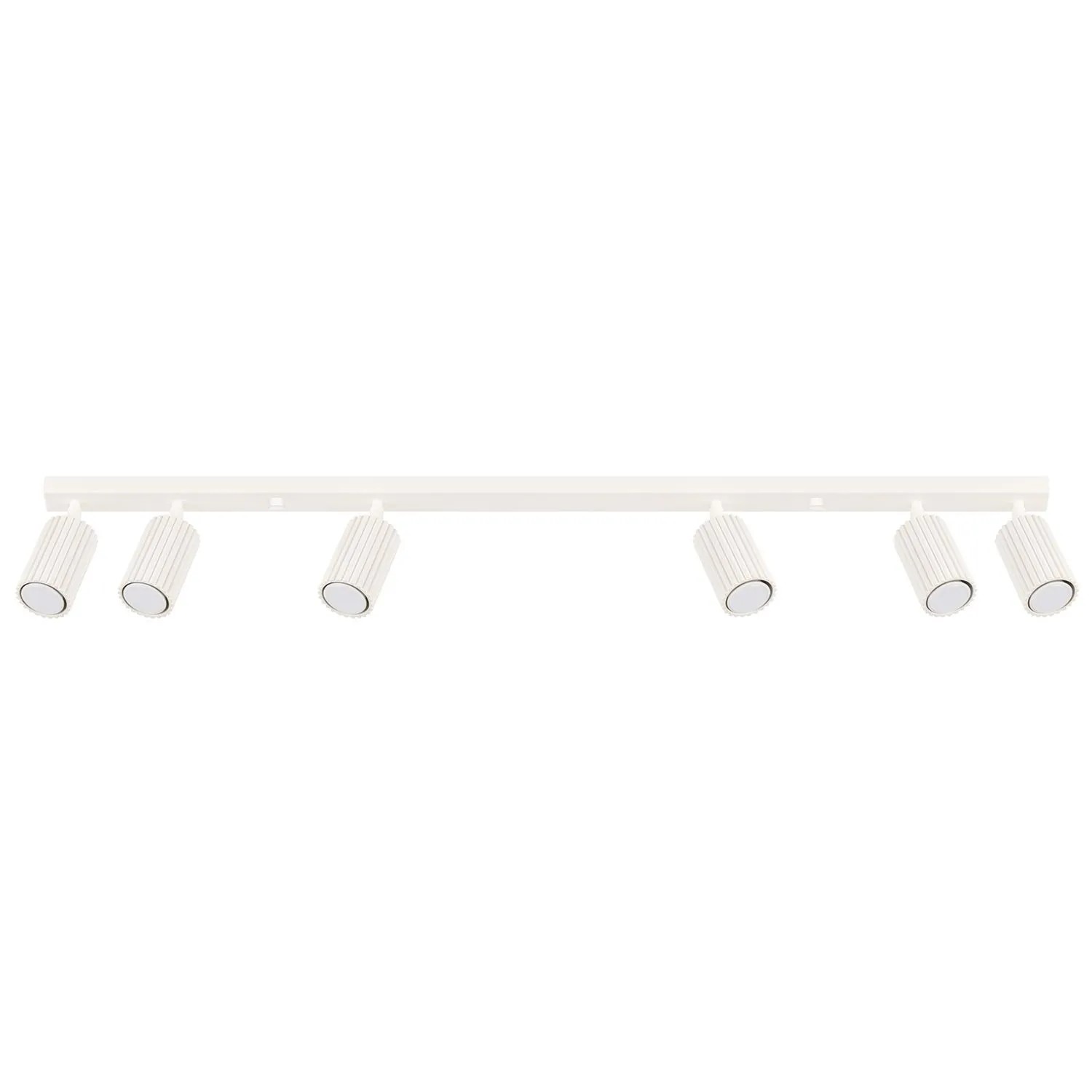 Licht-Erlebnisse Spot Strahler 117 CM Lang Schwenkbar Aluminium In Creme GU10 Länglich Modern