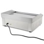 VERTES Elektro Grillplatte 3000 W Plancha Edelstahl Glatt 55 x 35 cm 50 bis 300 °C_5