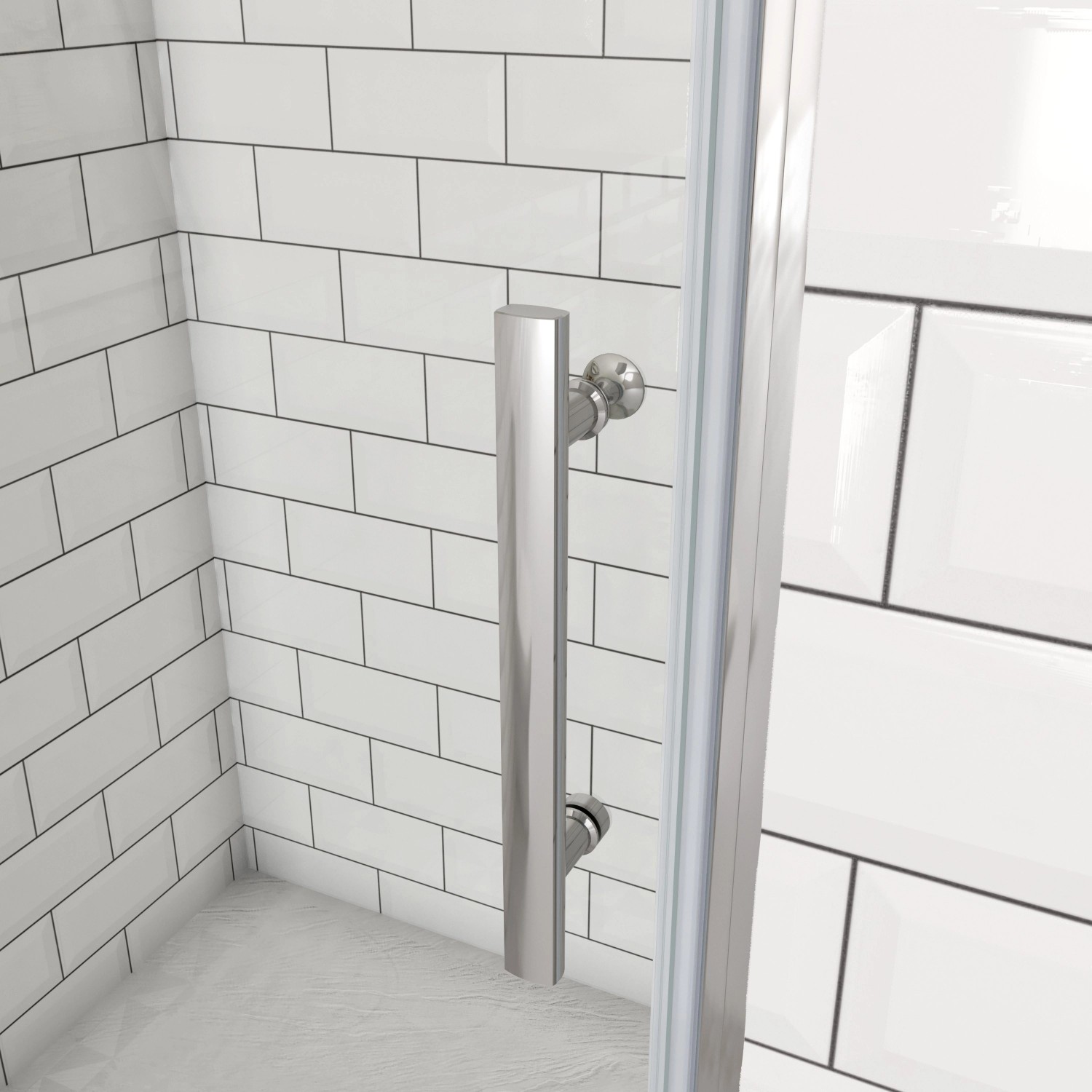 Duschparadies 70x185cm Nischentür Duschtür Duschabtrennung Drehtür Pendeltür Dusche 6mm NANO Glas_6