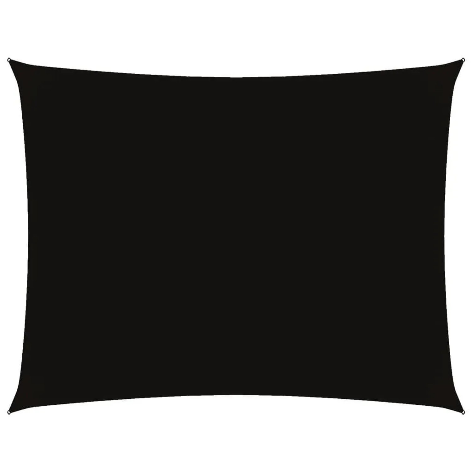 vidaXL Sonnensegel Oxford-Gewebe Rechteckig 4x5 m Schwarz 135766