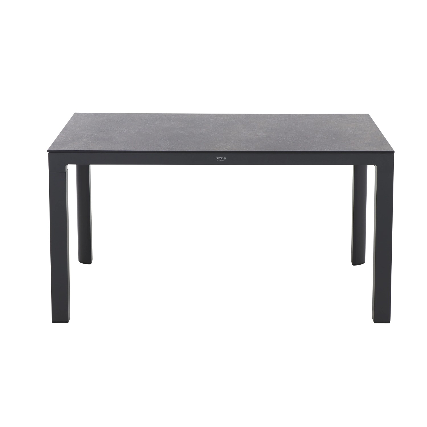 Rechteckiger Siena Garden Gartentisch Silva in Titan, 90x137,5 cm, ideal für den Garten.