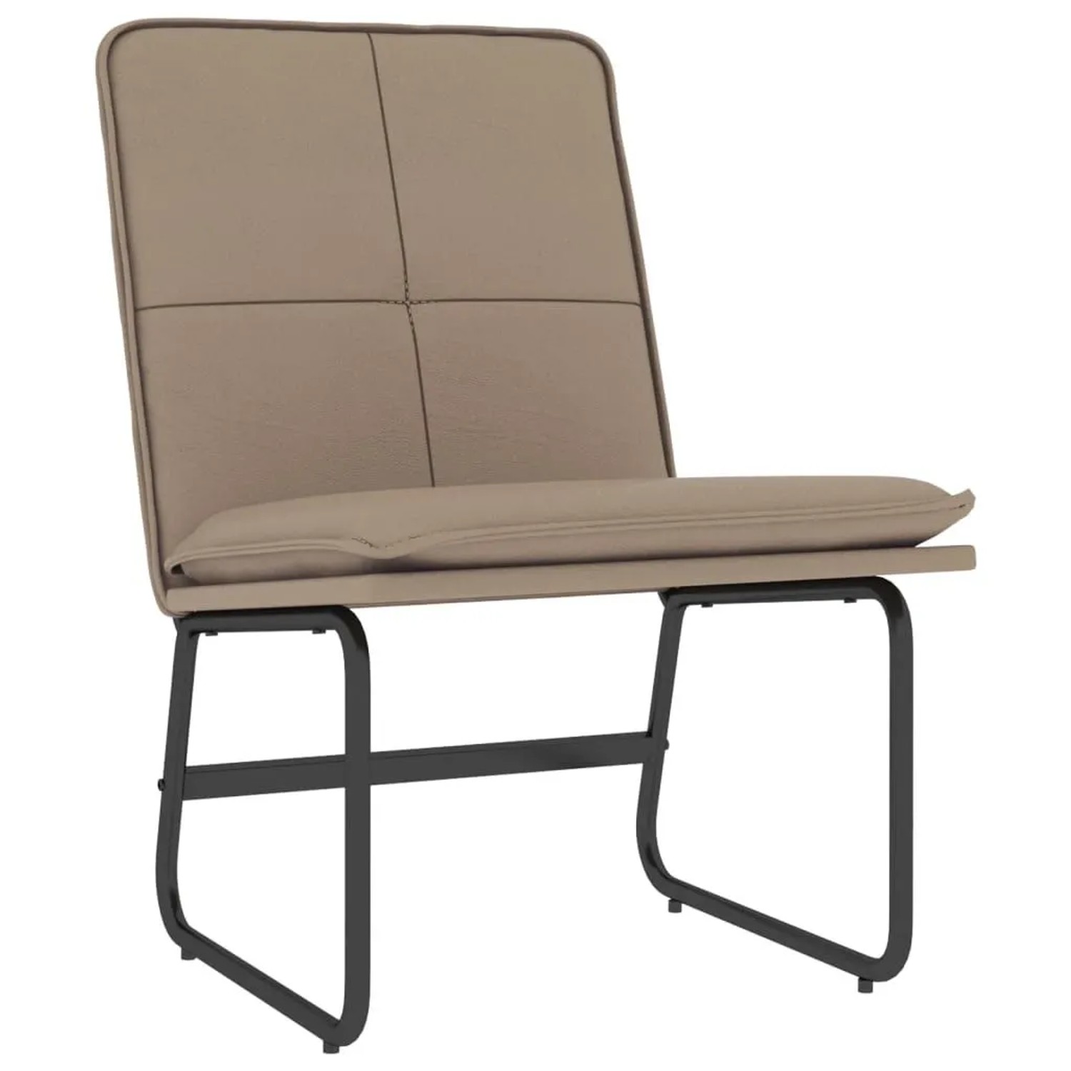 vidaXL Loungesessel Cappuccino-Braun 54x75x76 cm Kunstleder 351335