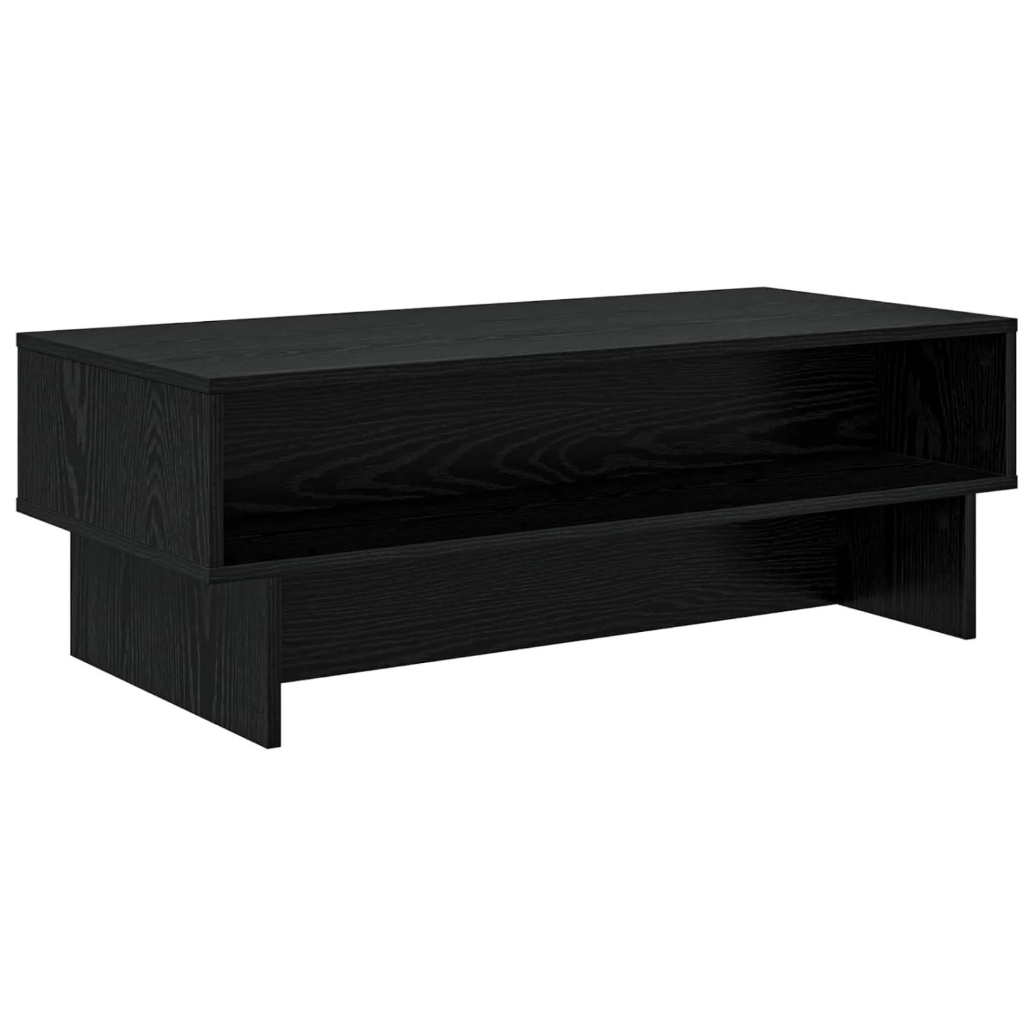 vidaXL Couchtisch Schwarz Eichen-Optik 100 x 46 x 35 cm Holzwerkstoff 80002 günstig online kaufen