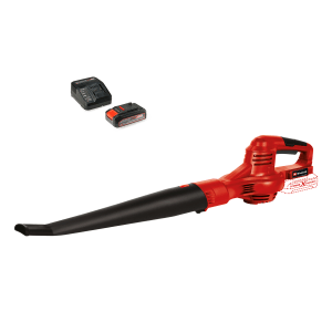 Einhell Akku-Laubbläser GC-LB 18 Li-Solo Kit mit Akku und Ladegerät.