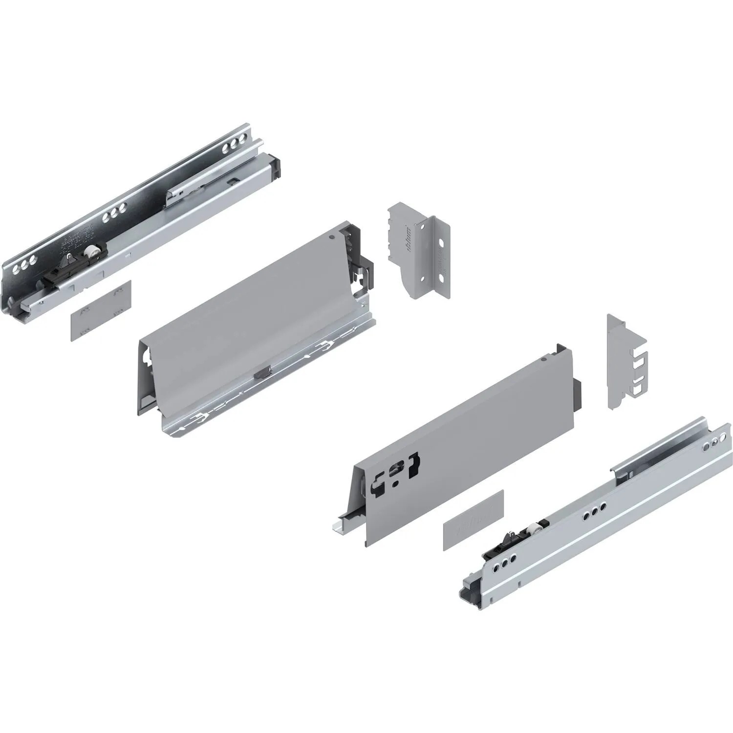 Blum Tandembox antaro M Vollauszug Blumotion 270 mm 30 kg Grau