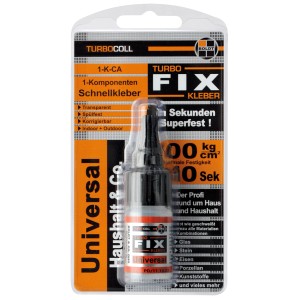 Boldt TurboFix Schnellkleber, 10g Universal-Sekundenkleber für Reparaturen im Haus & Garten.