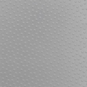 Grauer KARAT PVC-Bodenbelag mit Dots-Struktur, widerstandsfähig und pflegeleicht.
