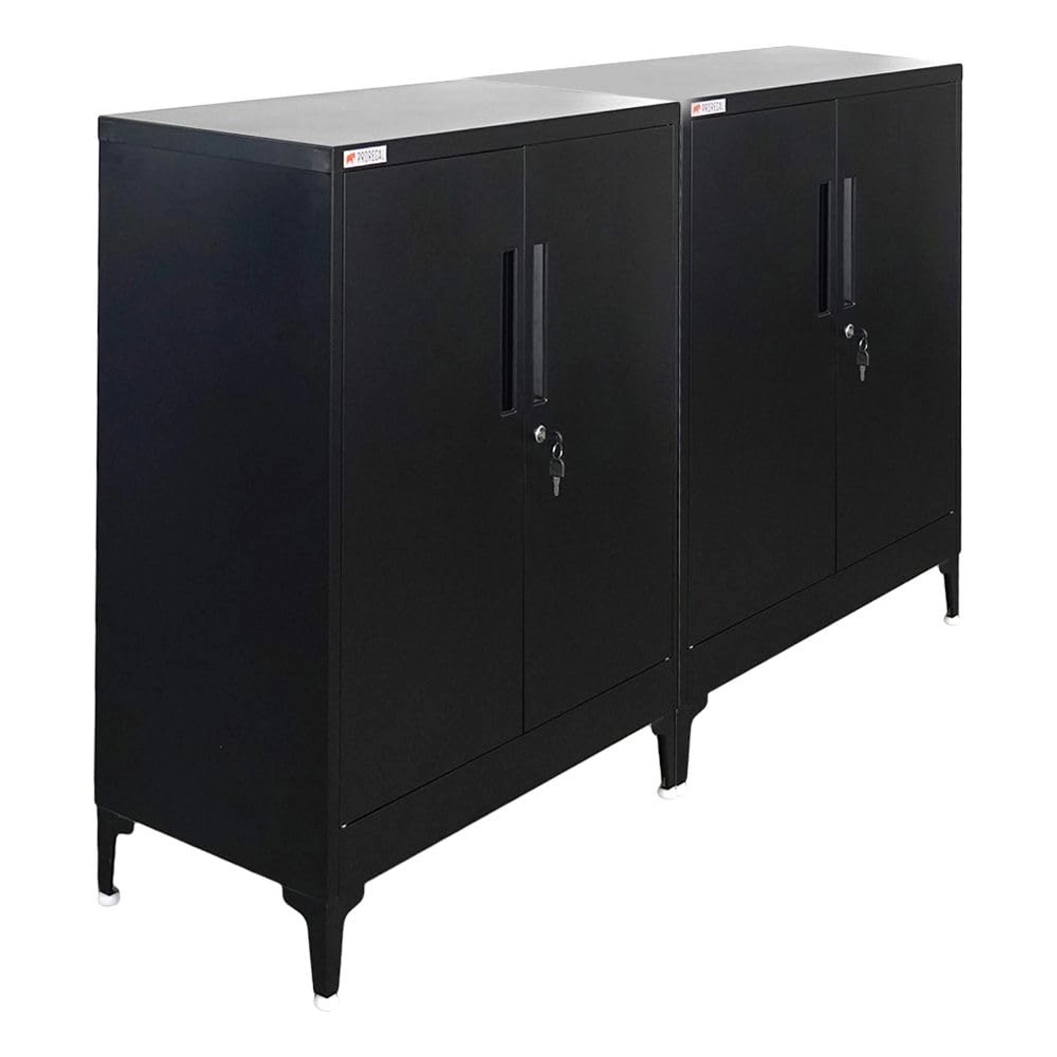 PROREGAL MegaDeal 2x Flügeltürenschrank ELEPHANT Mit Beinen & 2 Türen Absch günstig online kaufen