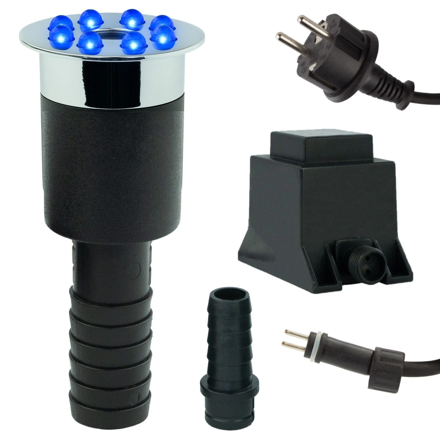 Kerry Electronics LED-Wasserspielleuchte Blau 1/2 & 3/4 mit Wechsel-LED-Modul