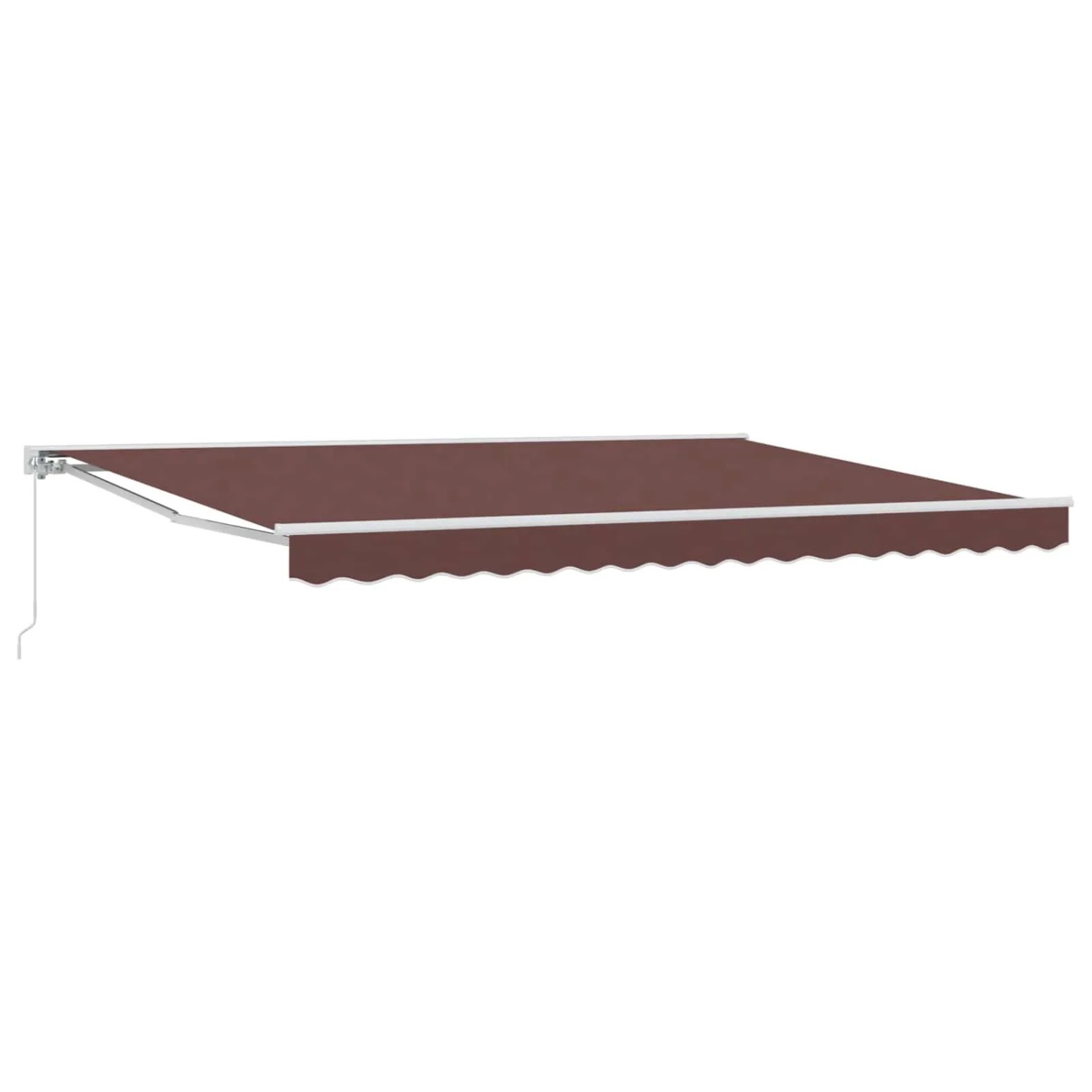 vidaXL Manuell Einziehbare Markise Braun 4 x 3,5 m 3420274