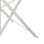 vidaXL Garten Klappstuhl 2 Stk Beige 42 x 46 x 82cm Stahl 42002959_8