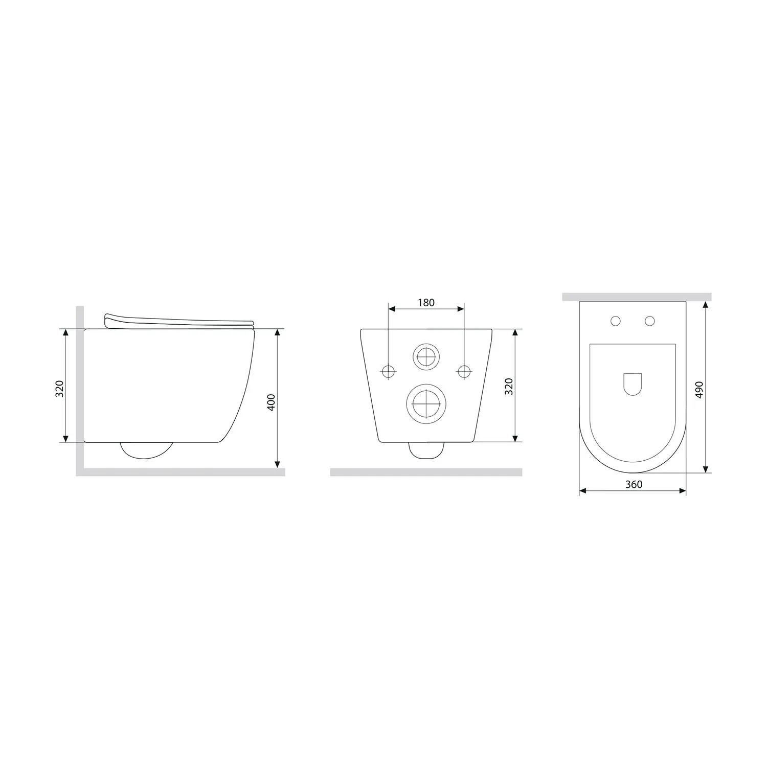 Flashgaps Wc AM.PM Wand-WC spülrandlos CXB1701SC Softclose-Sitz FlashClean kaufen ...