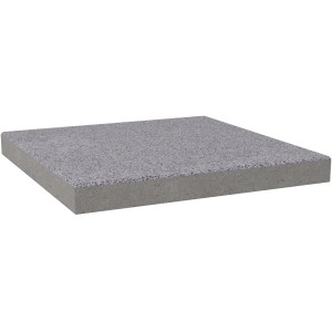 Diephaus Terrassenplatte Nano Tec Grau-Granit, 40x40x4 cm, Beton, pflegeleicht.