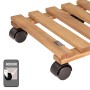 Wagner Multi Roller GH0631 Rolluntersetzer aus Palisanderholz mit 4 Doppelrollen.